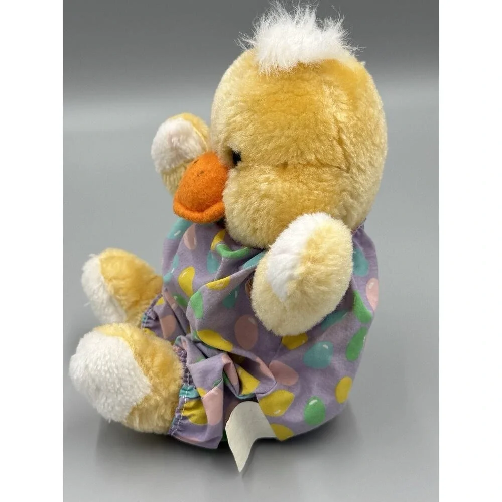 Vintage Chick Duckling Plush In One Piece Easter Outfit 8